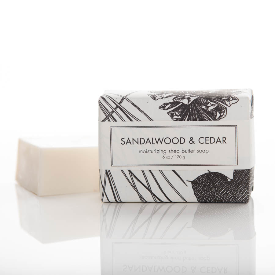 Formulary 55 Sandalwood & Cedar Shea Butter Soap Bar - The Artisan Gift Boxes