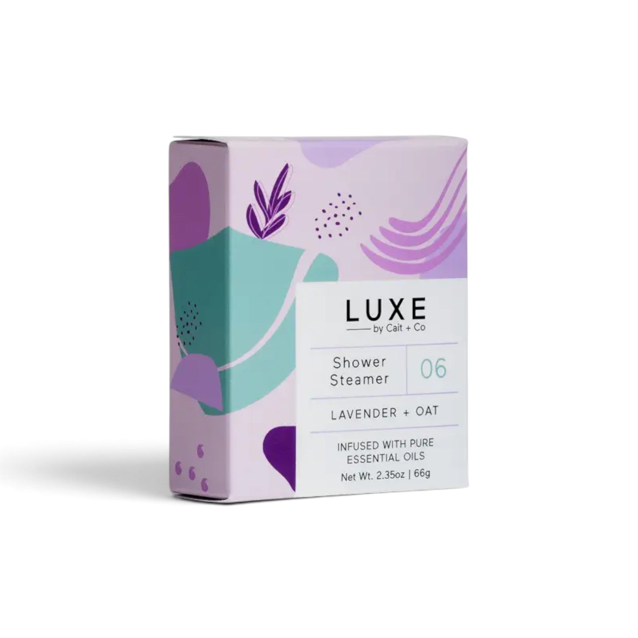 Cait + Co Luxe Shower Steamer Lavender + Oat - The Artisan Gift Boxes