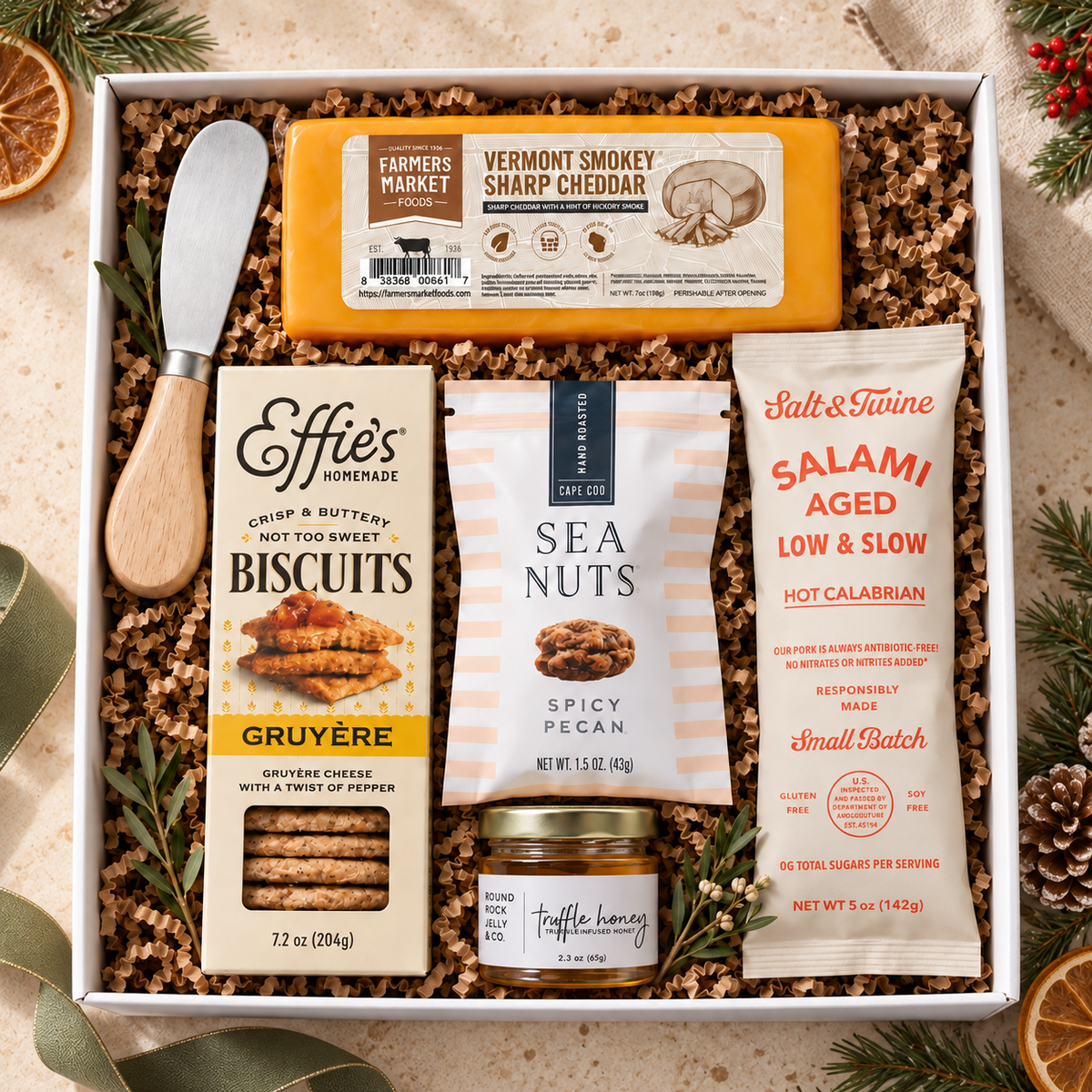 Holiday Artisan Charcuterie Gift Box