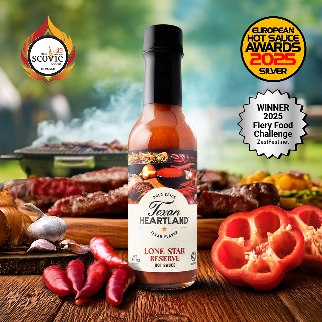 Texan Heartland Lone star reserve Hot Sauce - The Artisan Gift Boxes