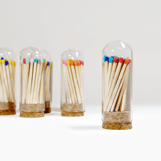 2" Matches + Mini Cloche Rainbow - The Artisan Gift Boxes