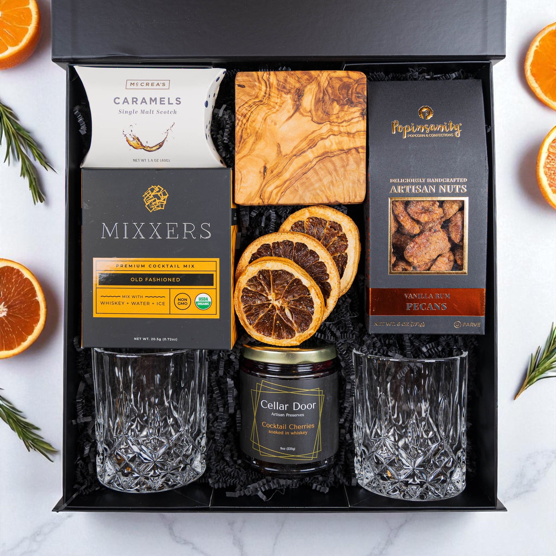 Luxury Old Fashioned Cocktail Gift Box - The Artisan Gift Boxes
