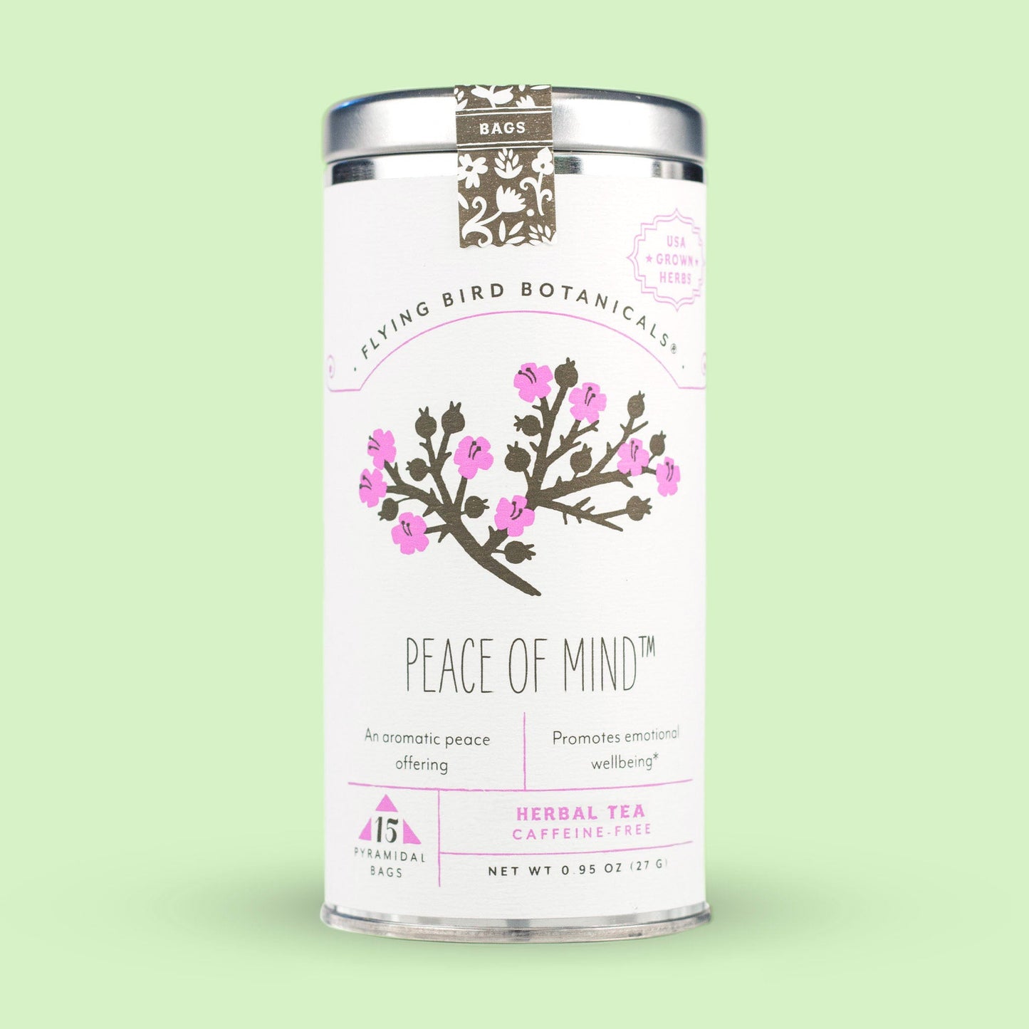 Flying Bird Botanicals Peace of Mind Tea - The Artisan Gift Boxes