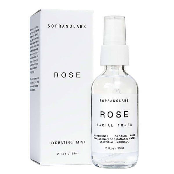 SopranoLabs Rose Hydrating Mist Organic Face Toner - The Artisan Gift Boxes