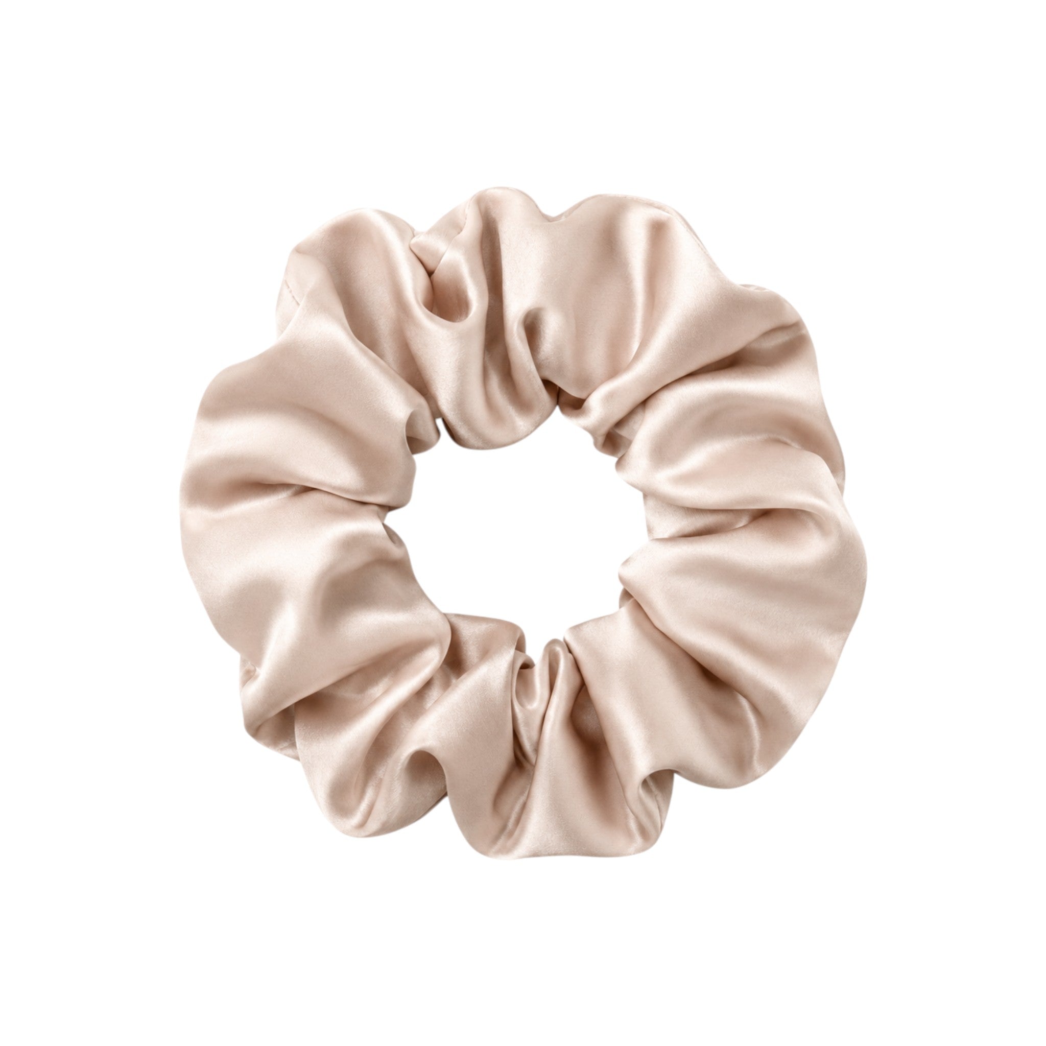 Silk Satin Soft Scrunchy - Champagne - The Artisan Gift Boxes