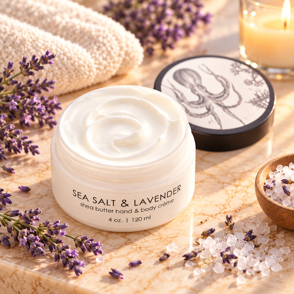 Formulary 55 Sea Salt & Lavender Shea Butter Hand & Body Creme
