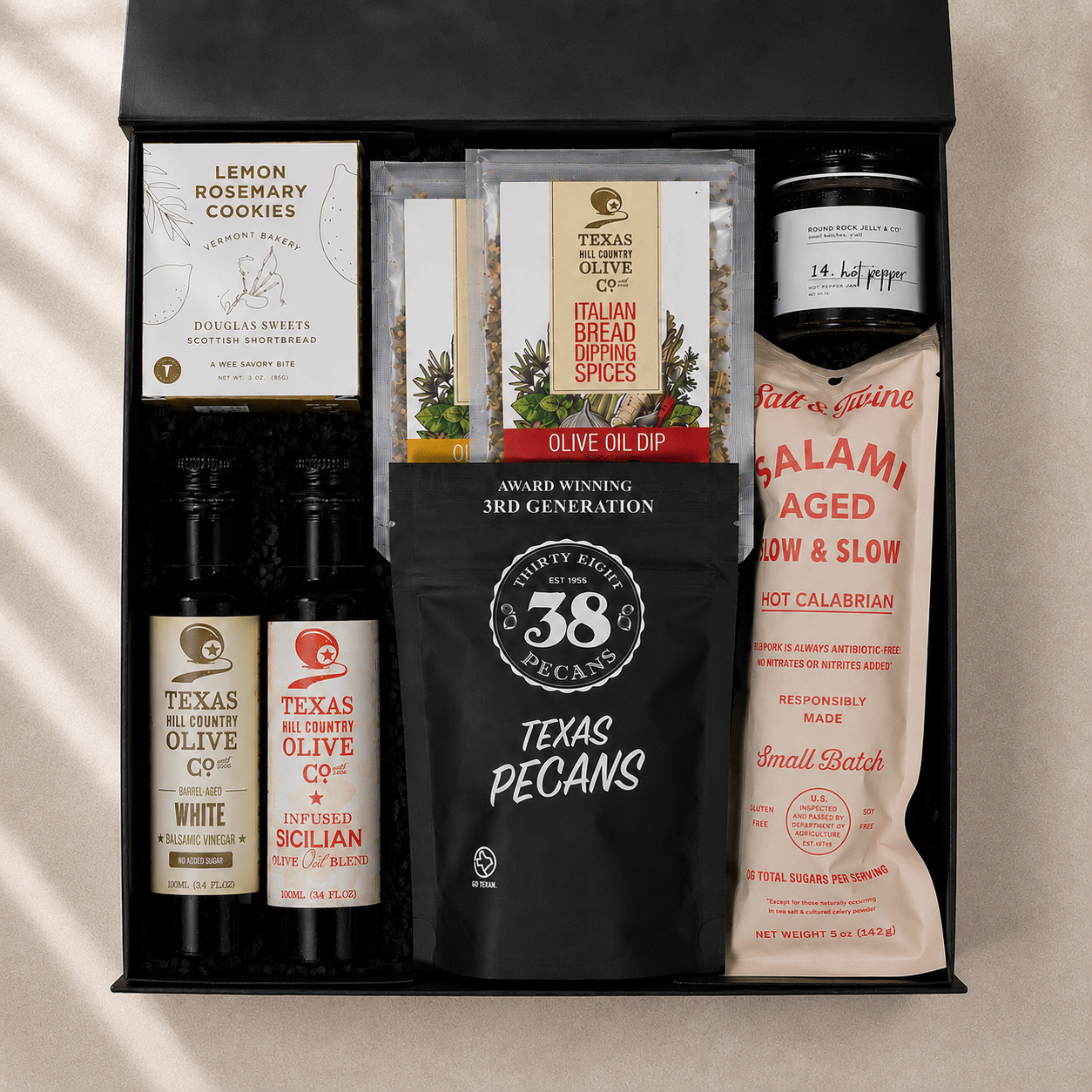 Texas Gourmet Gift Basket - The Artisan Gift Boxes