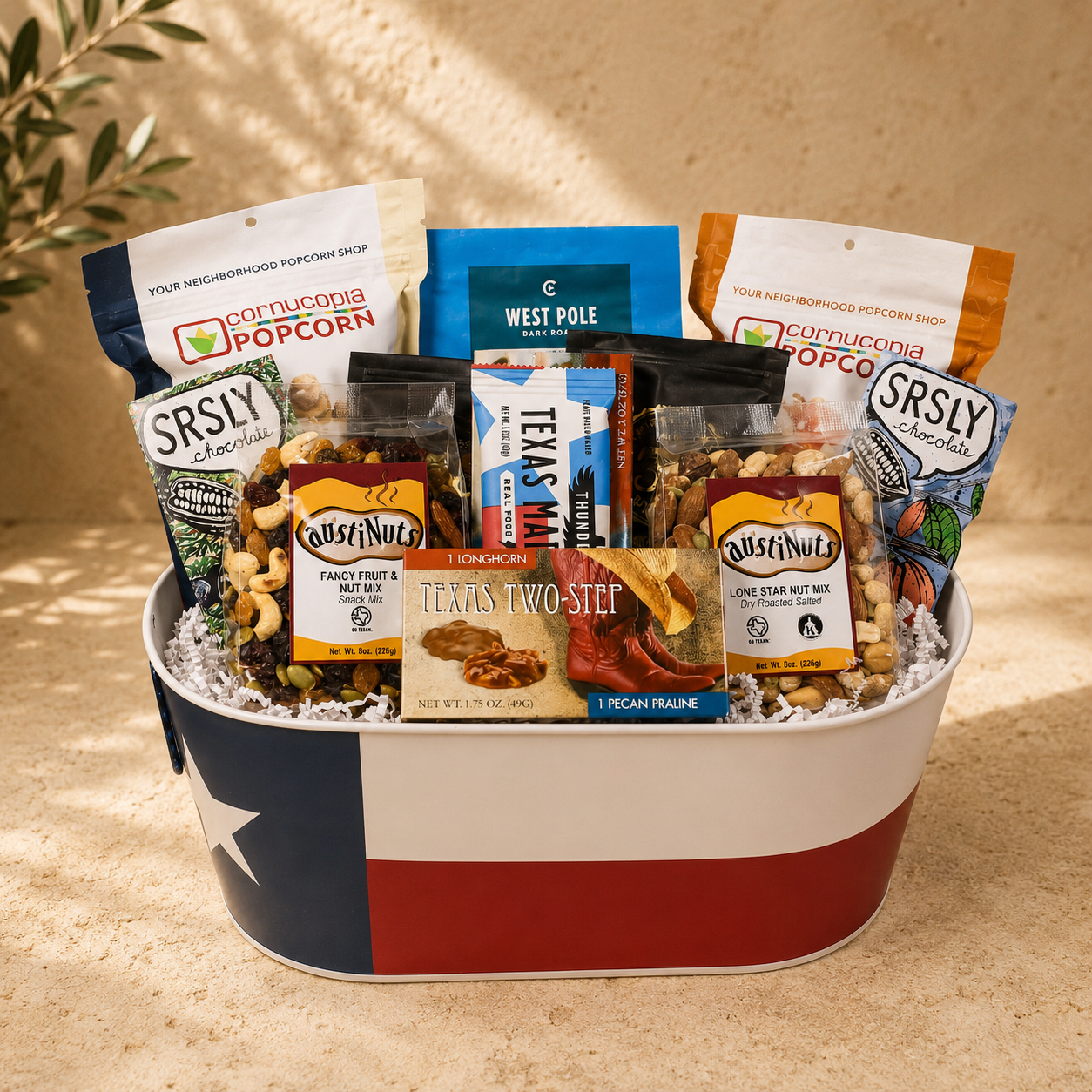 Texas Food & Snacks Gift Basket