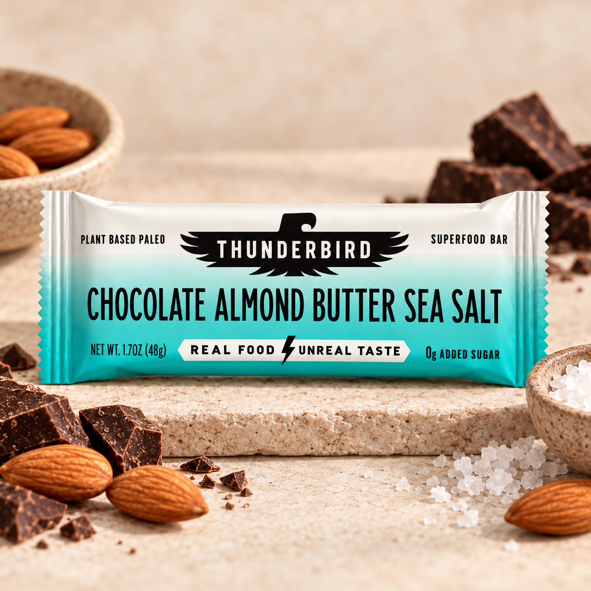 Thunderbird Chocolate Almond Butter Sea Salt Bar