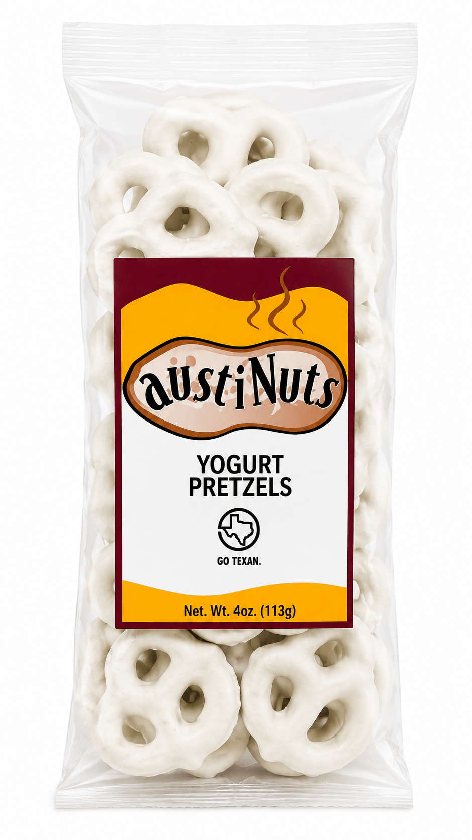 AustiNuts Yogurt Pretzels 4oz - The Artisan Gift Boxes