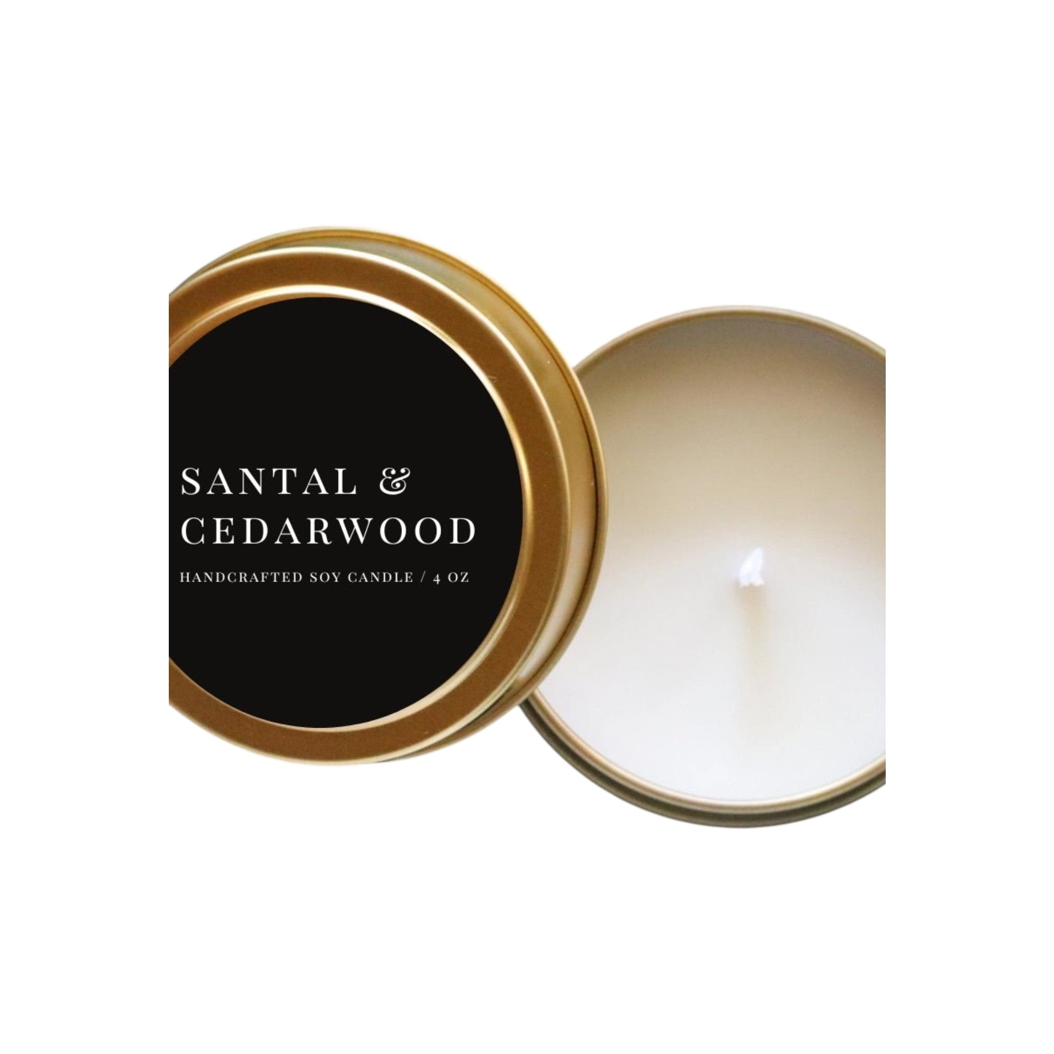 Benjamin Soap Co. Santal Cedarwood Candle - The Artisan Gift Boxes