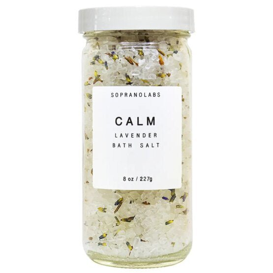 SopranoLabs Lavender Calm Bath Salt SPA Gift - The Artisan Gift Boxes