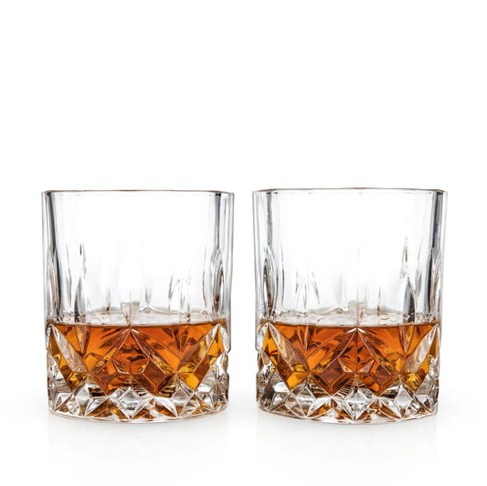 Viski Vintage Style Crystal Tumblers - The Artisan Gift Boxes