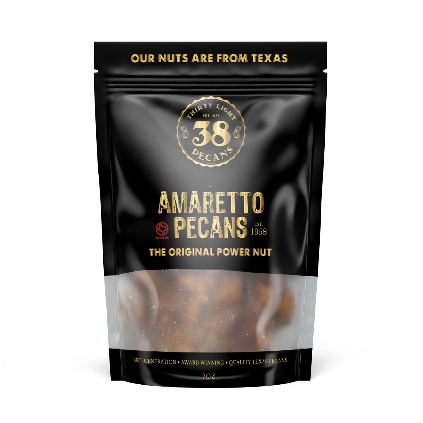 38 Pecans Milk Chocolate Amaretto Pecans - The Artisan Gift Boxes