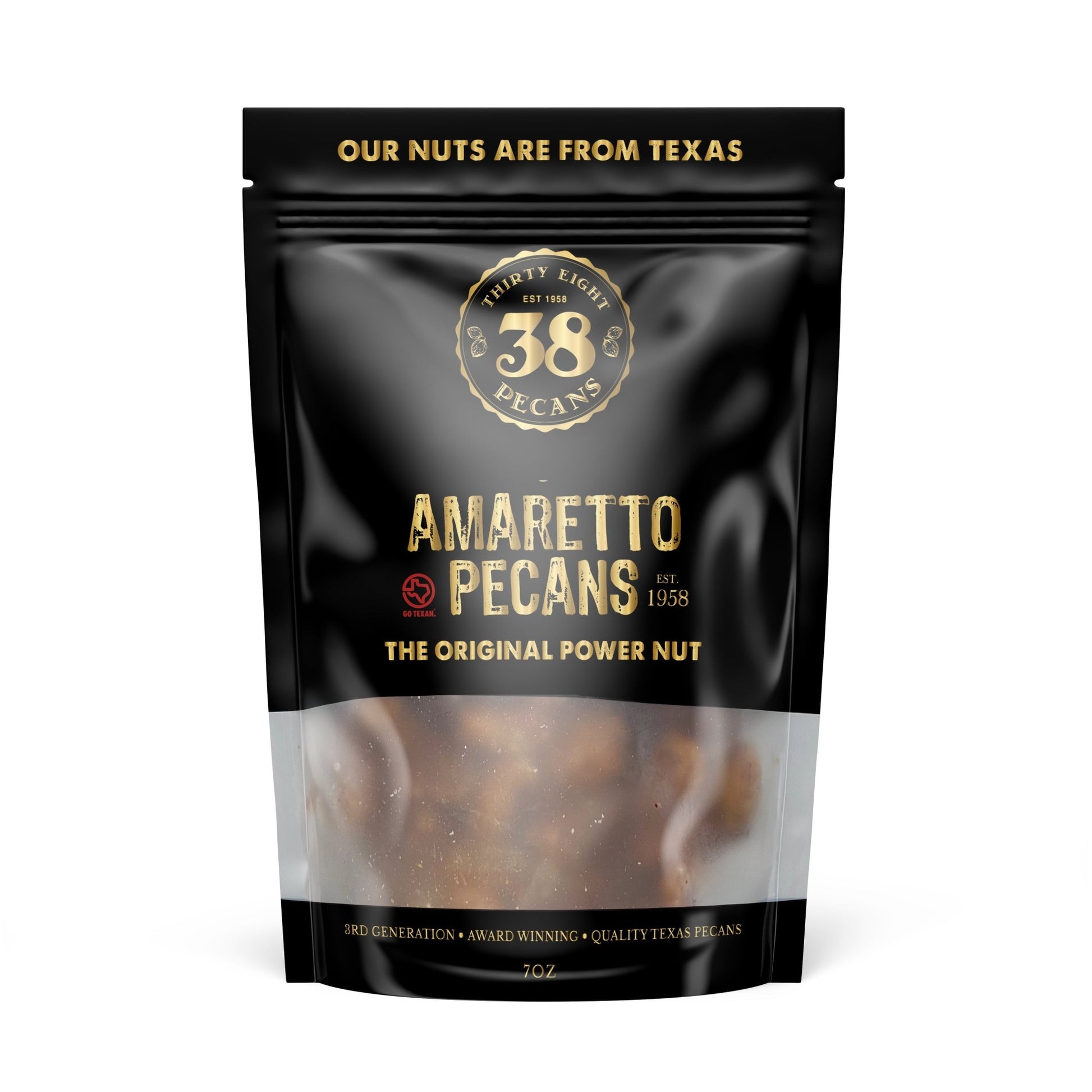 38 Pecans Milk Chocolate Amaretto Pecans - The Artisan Gift Boxes
