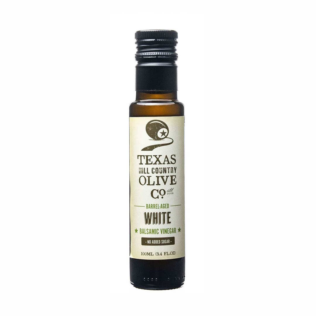 Texas Hill Country Olive Co. Barrel Aged White Balsamic Vinegar 100ml - The Artisan Gift Boxes
