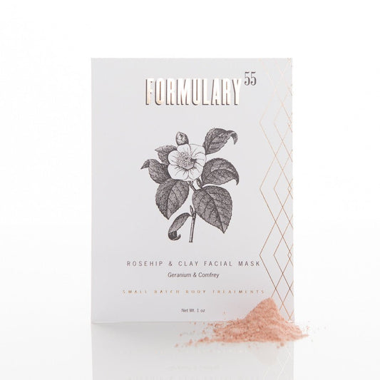 Formulary 55 Rosehip & Clay Facial Mask Geranium & Comfrey - The Artisan Gift Boxes