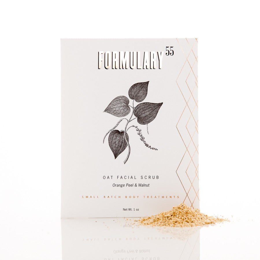 Formulary 55 Oat Facial Scrub Orange Peel & Walnut - The Artisan Gift Boxes
