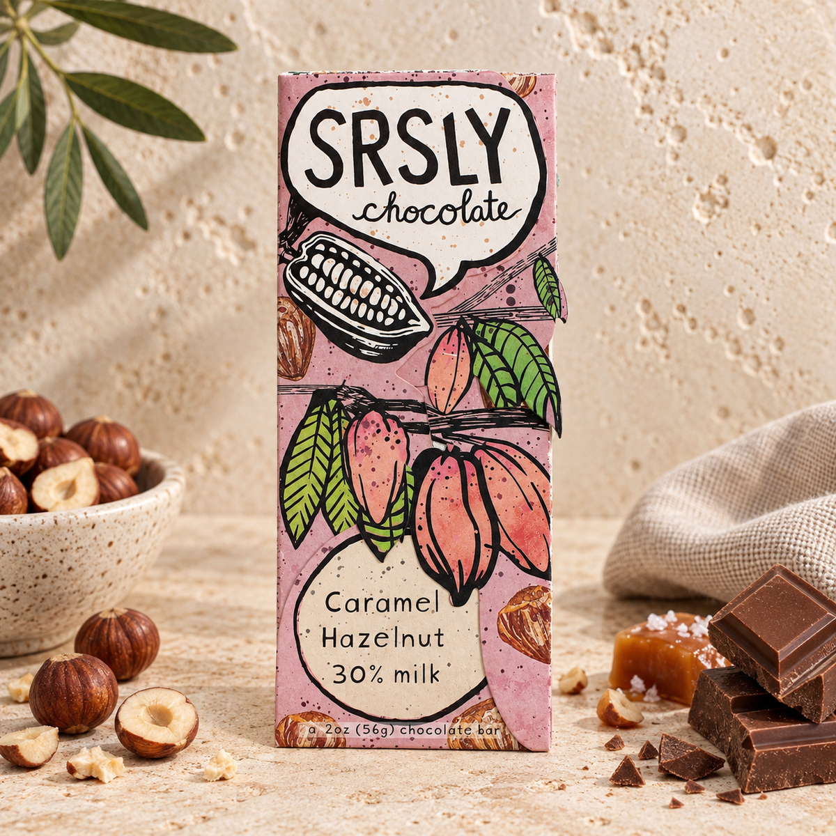 SRSLY Chocolate Bar Caramel Hazelnut