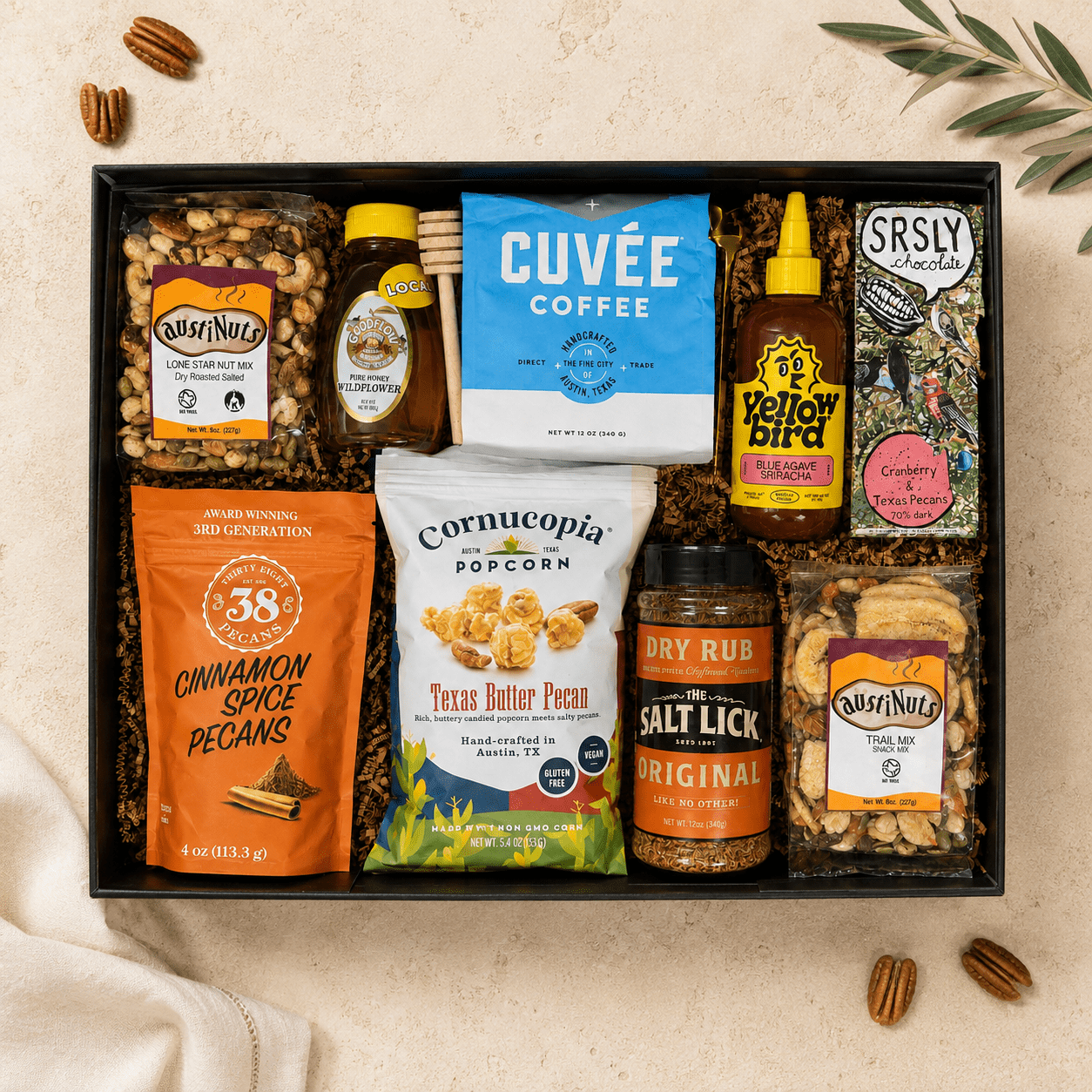 The Austin Gift Box | Austin Gift Baskets - The Artisan Gift Boxes