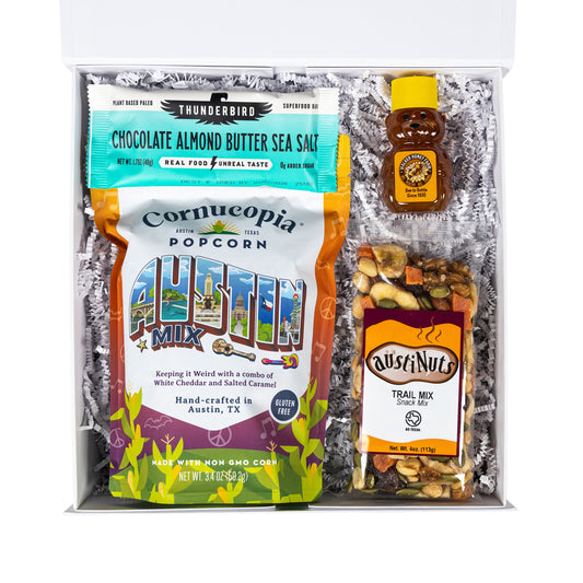 Austin Snack & Honey Gift Box - The Artisan Gift Boxes
