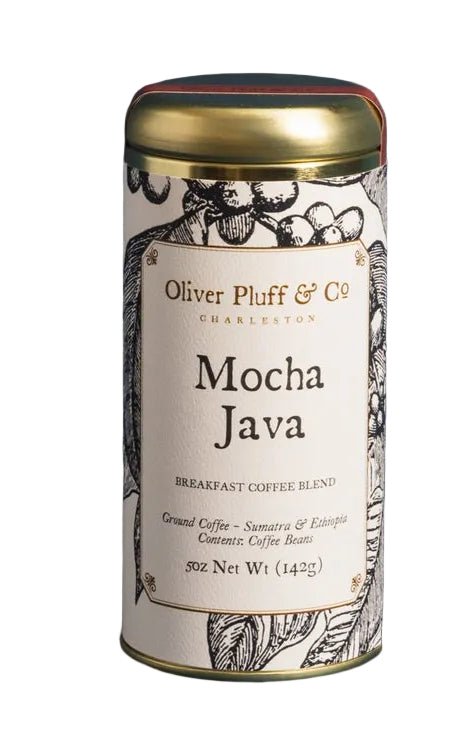Oliver Pluff & Company Mocha Java Ground Coffee Signature Tin - The Artisan Gift Boxes