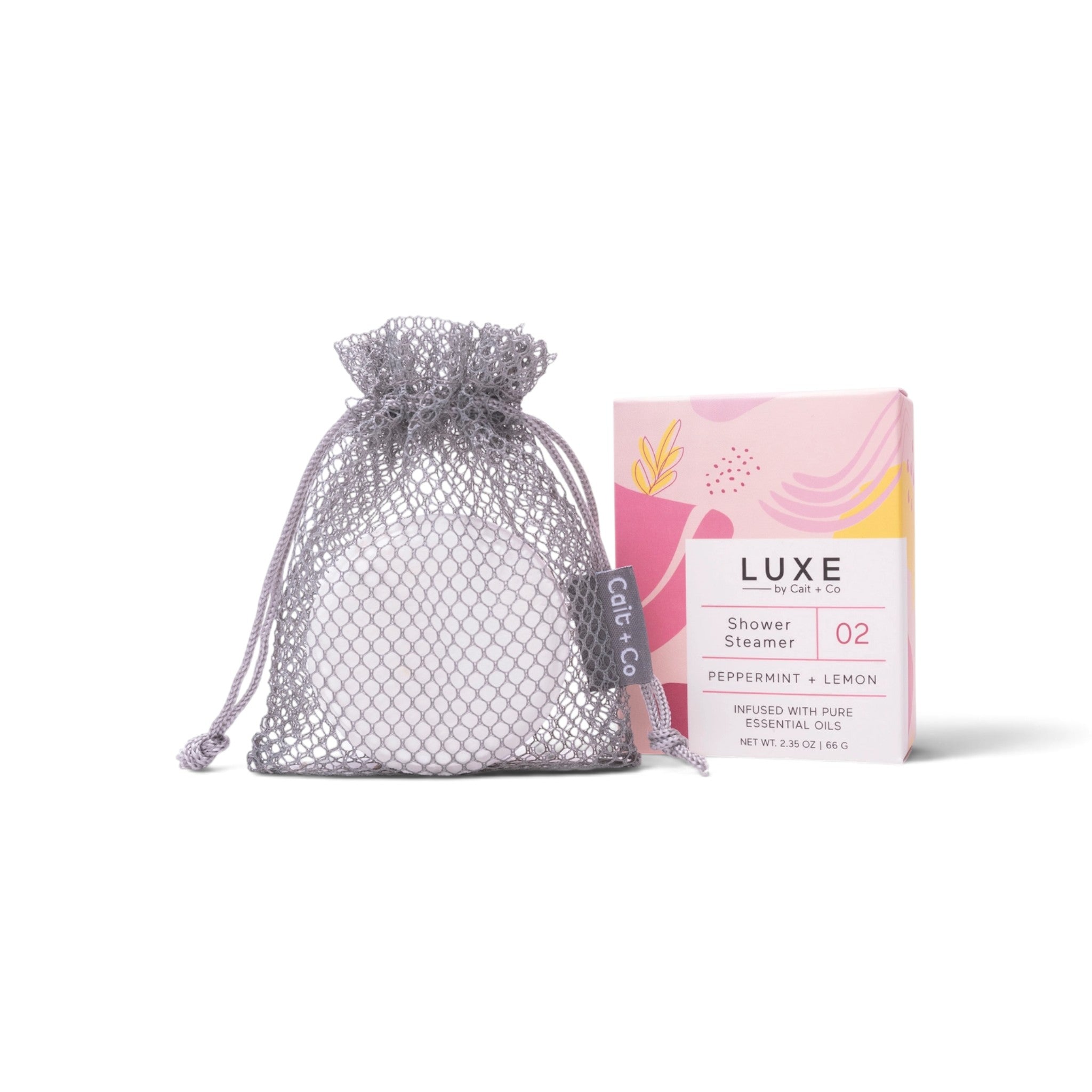 Cait + Co Luxe Shower Steamer Peppermint + Lemon - The Artisan Gift Boxes