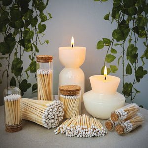 2" Matches + Mini Cloche White Tip - The Artisan Gift Boxes
