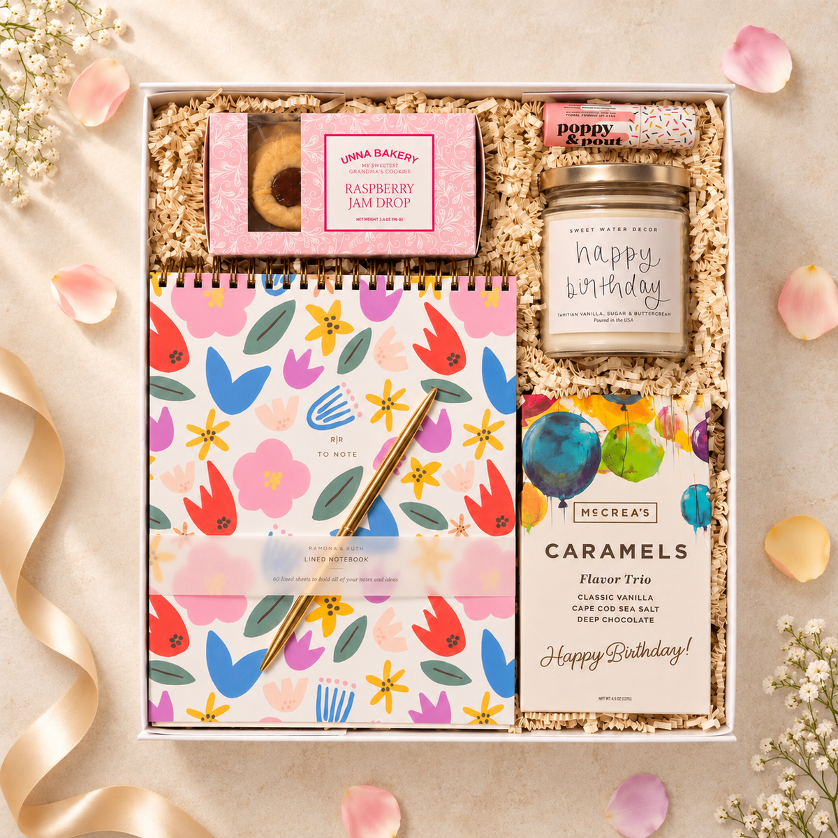 Color & Celebration | Birthday Gift Basket for Women
