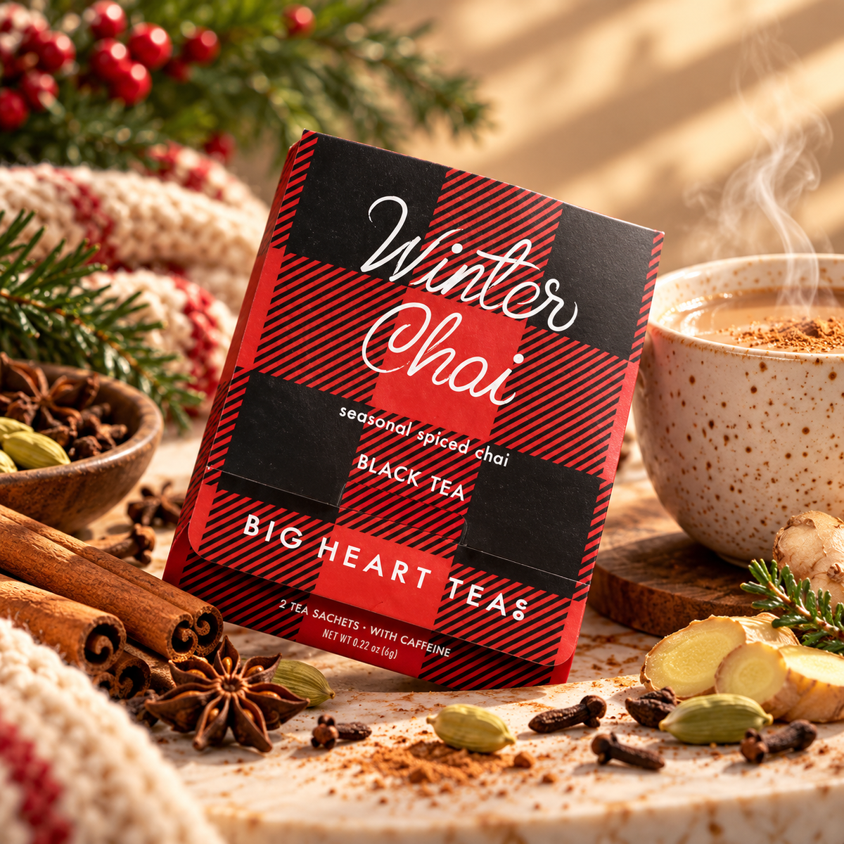 Winter Chai Tea For Two