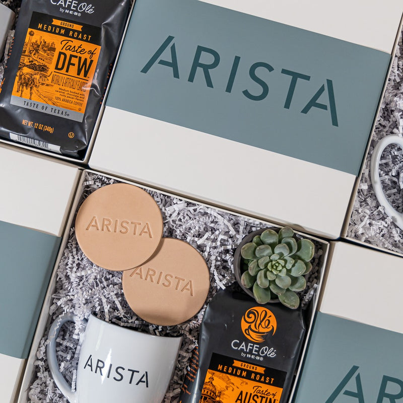 Semi-custom corporate gift box