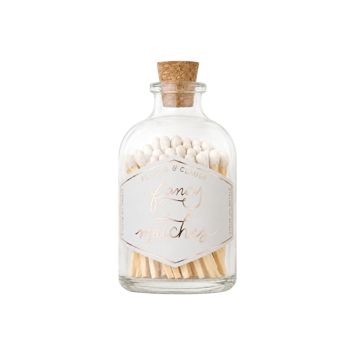 Frankie & Claude Fancy Matches - Classic White - The Artisan Gift Boxes