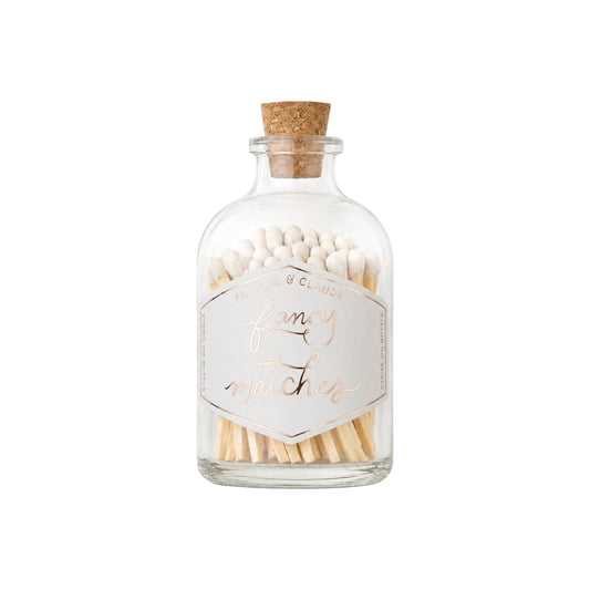 Frankie & Claude Fancy Matches - Classic White - The Artisan Gift Boxes