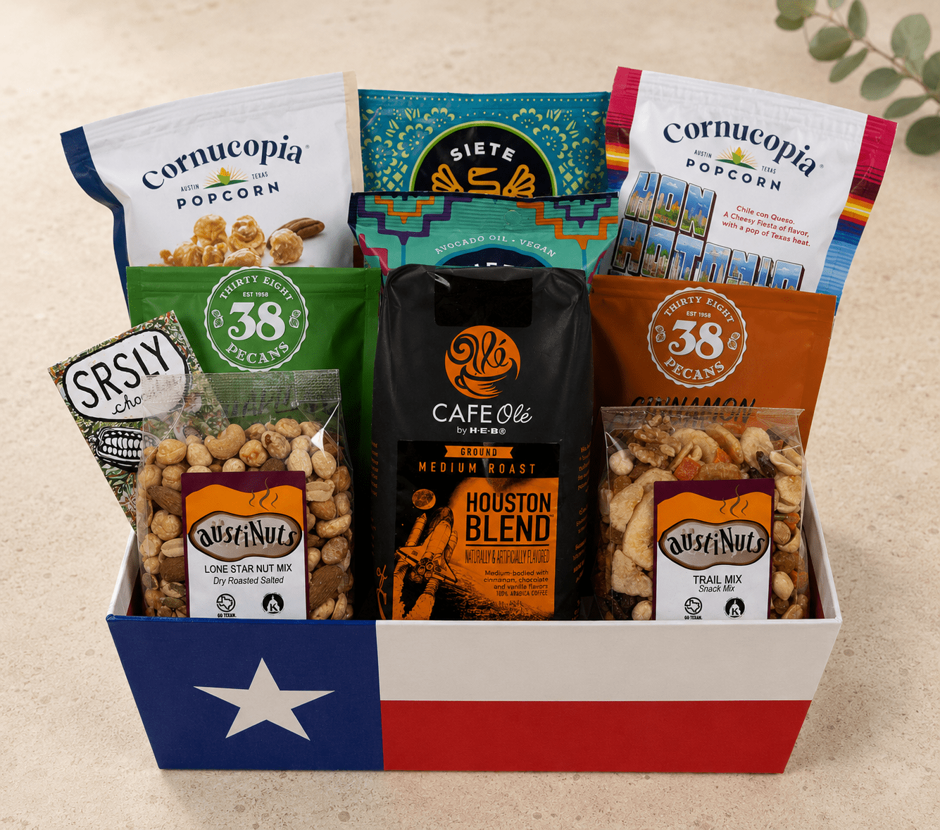 Houston Gourmet Gift Basket - The Artisan Gift Boxes