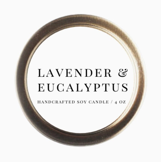 Benjamin Soap Co. Lavender Eucalyptus Candle - The Artisan Gift Boxes