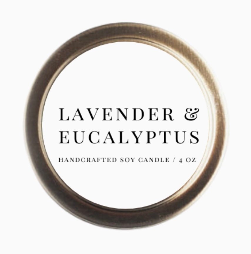 Benjamin Soap Co. Lavender Eucalyptus Candle - The Artisan Gift Boxes
