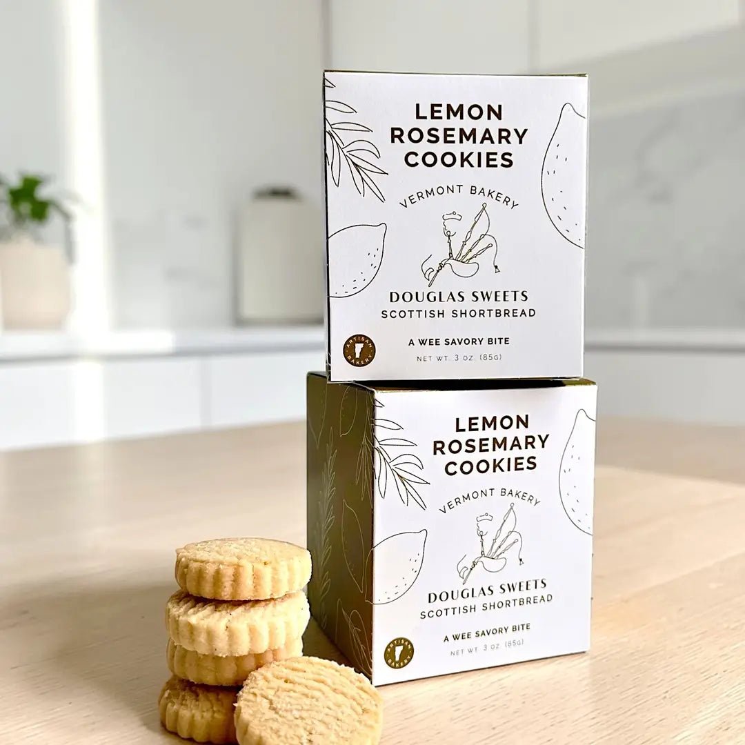 Douglas Sweets Lemon Rosemary Shortbread - The Artisan Gift Boxes