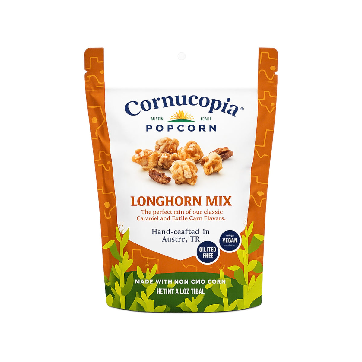 Cornucopia Popcorn Signature Bag Longhorn Mix - The Artisan Gift Boxes