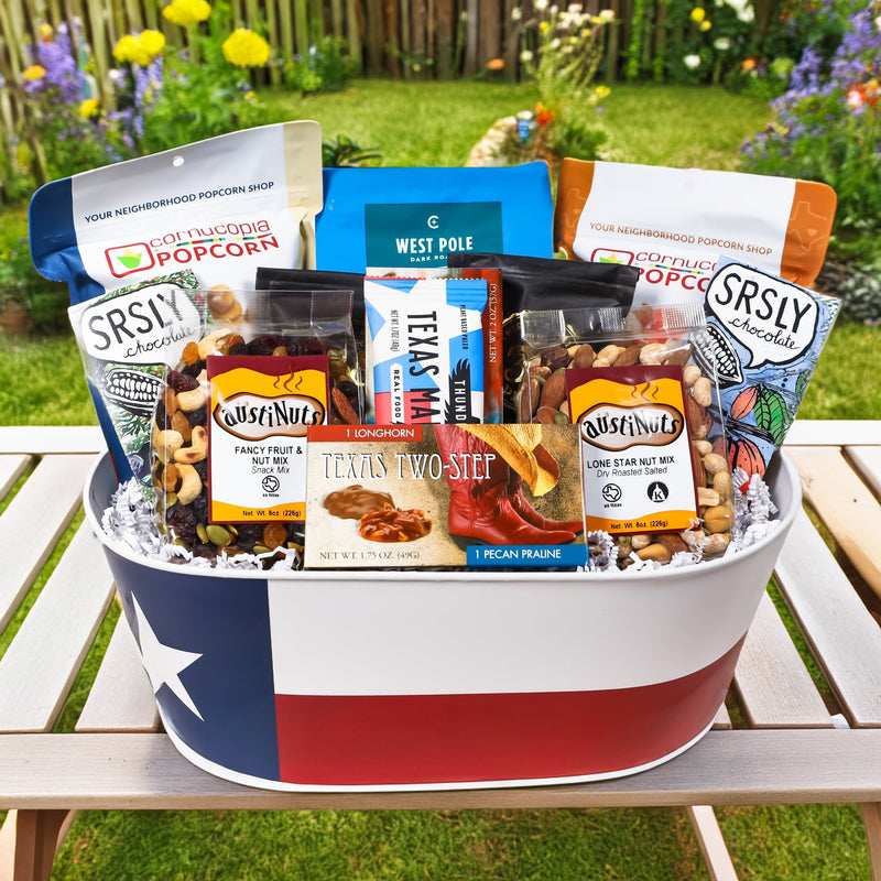 Texas Themed Gift Basket