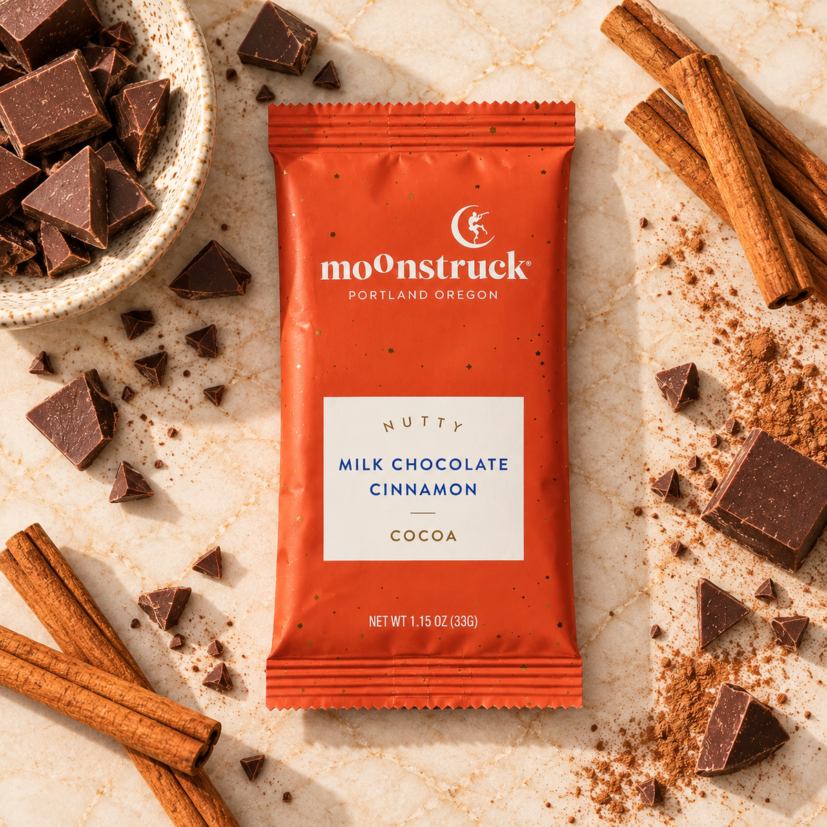 Moonstruck Nutty Cinnamon Hot Cocoa Pouch