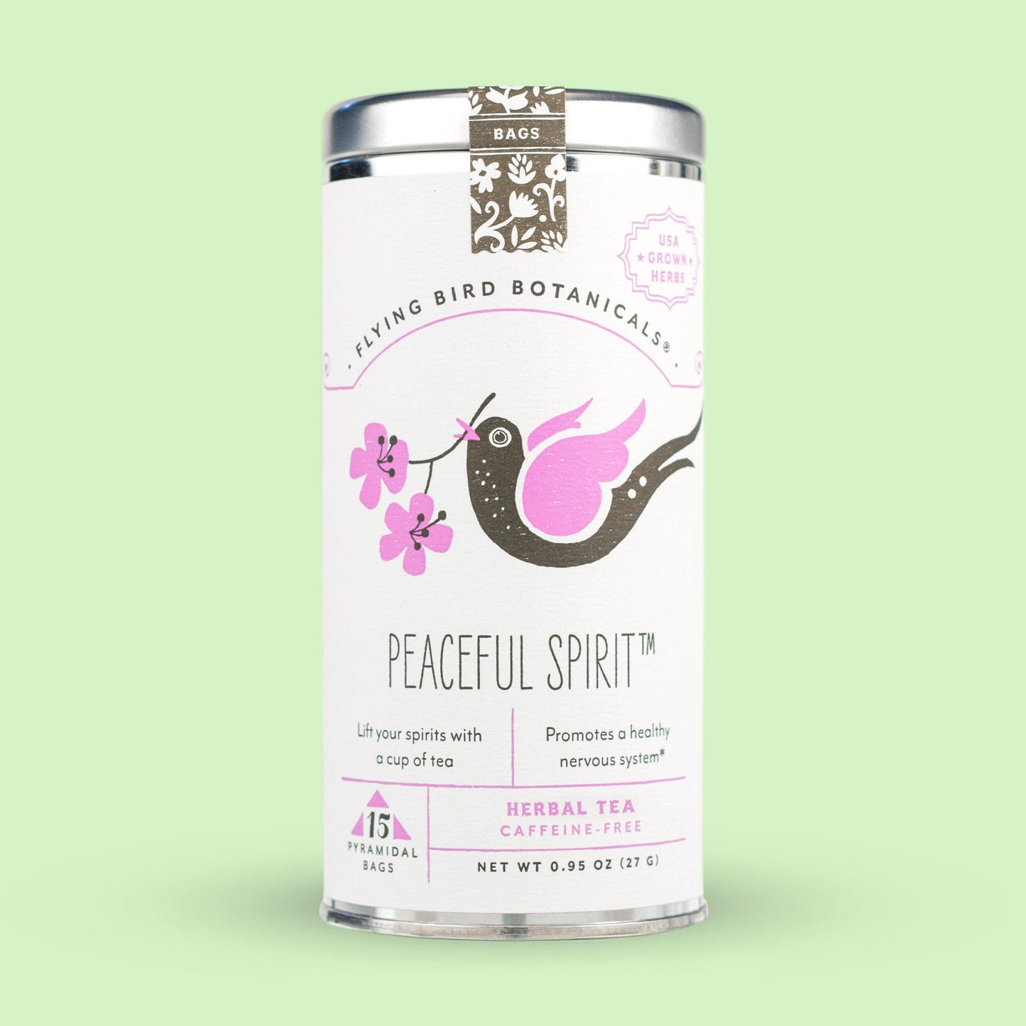 Flying Bird Botanicals Peaceful Spirit Tea - The Artisan Gift Boxes