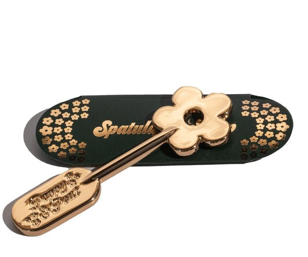 Poppy & Pout Lip Care Spatula Gold Daisy - The Artisan Gift Boxes