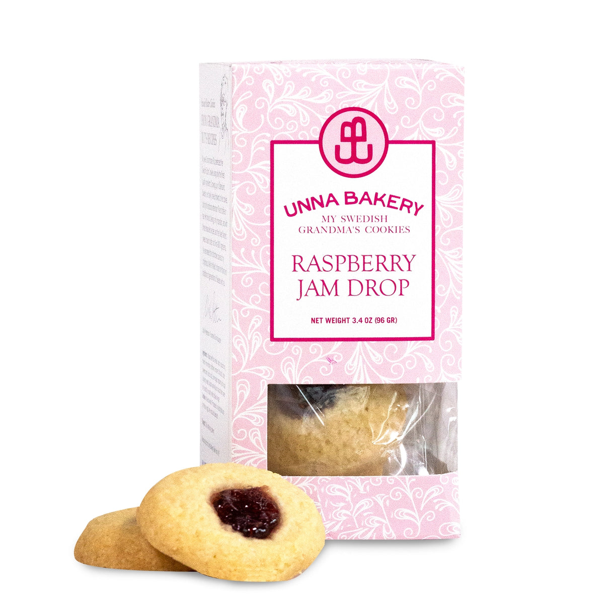 Unna Bakery Raspberry Jam Drop Cookie - The Artisan Gift Boxes