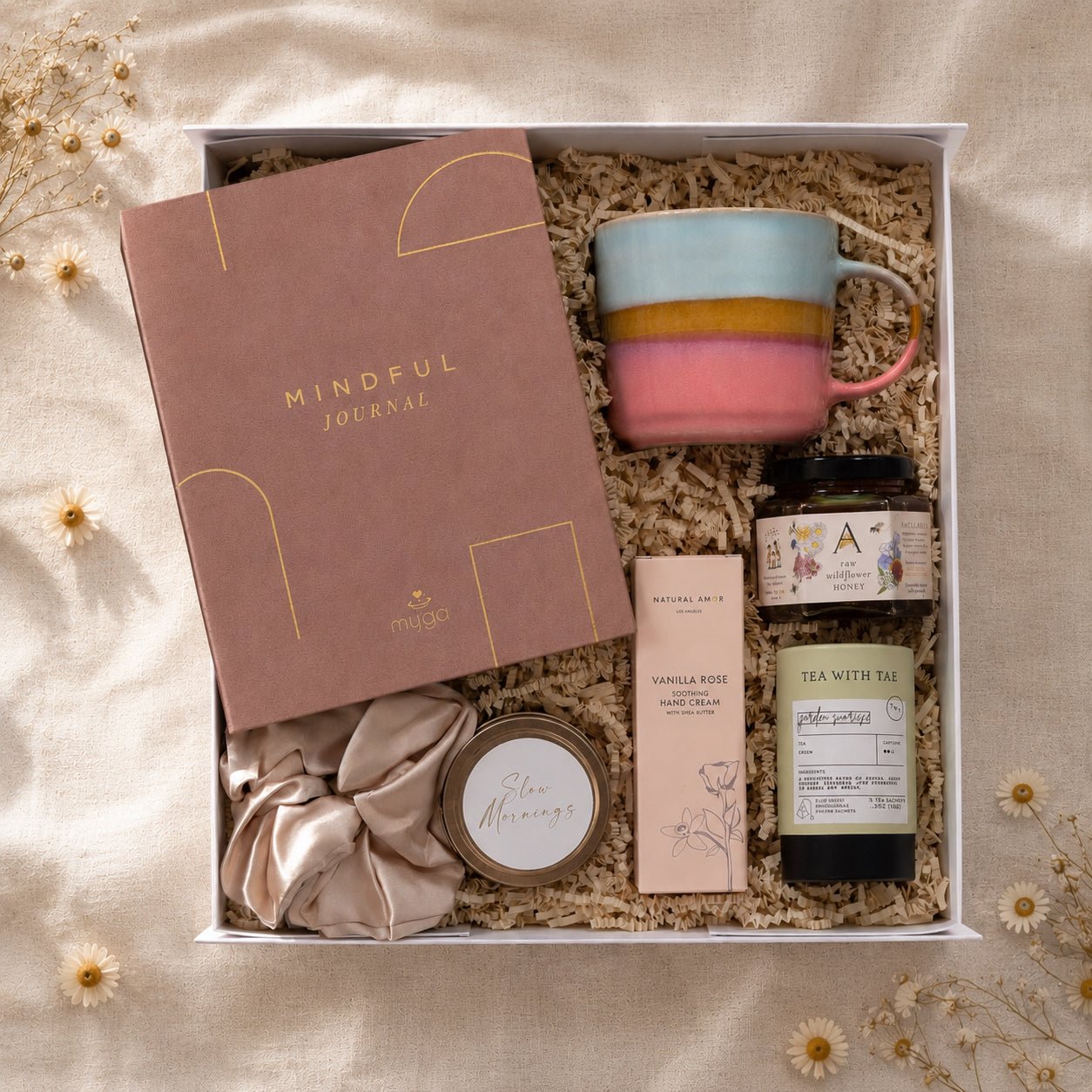 Mindful Moments | Self-Care Gift Basket for Her - The Artisan Gift Boxes