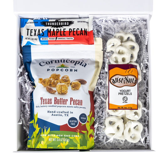 Texas Snack Trio Gift Box - The Artisan Gift Boxes