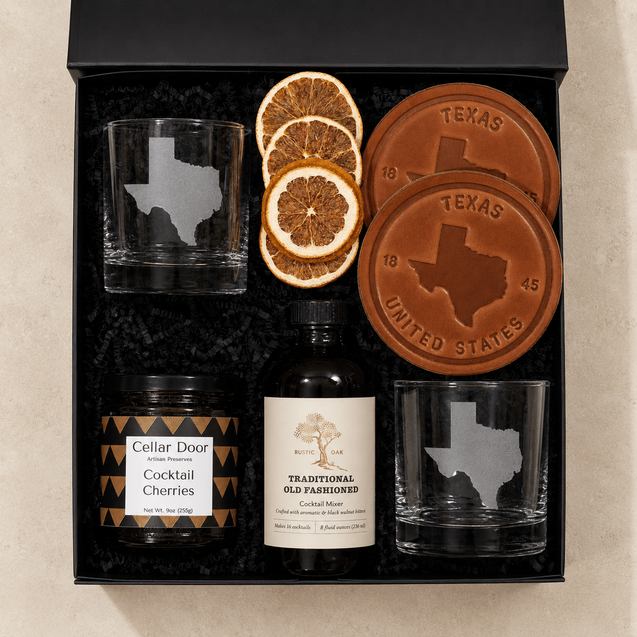 Texas Old-Fashioned Gift Box - The Artisan Gift Boxes