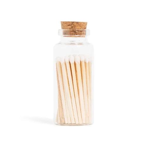Enlighten the Occasion White Matches Medium Corked Vial - The Artisan Gift Boxes