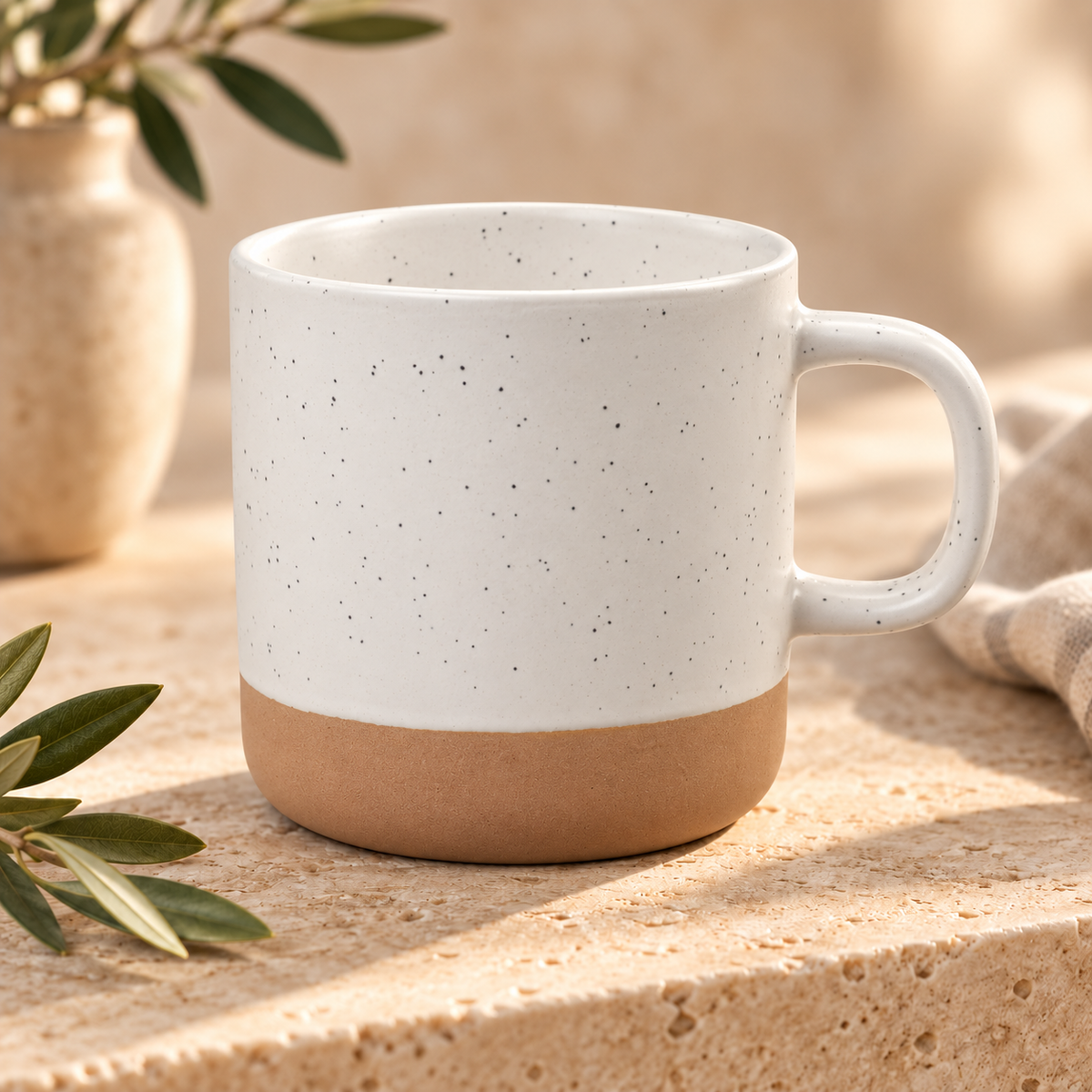 White Ceramic Mug