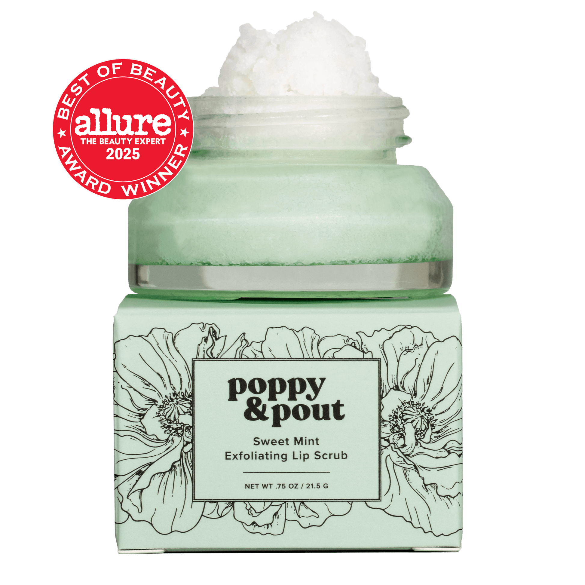 Poppy & Pout Lip Scrub Sweet Mint - The Artisan Gift Boxes