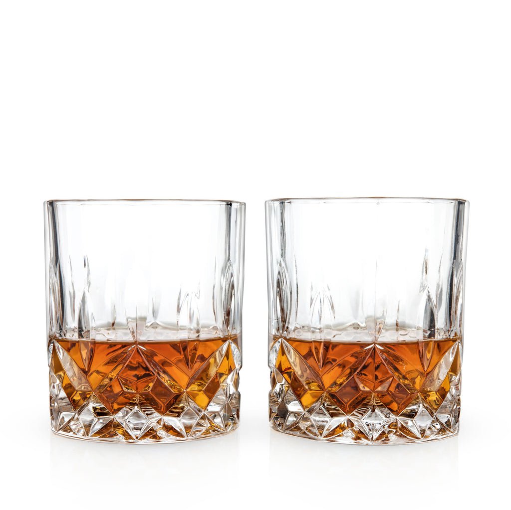 Viski Vintage Style Crystal Tumblers - The Artisan Gift Boxes